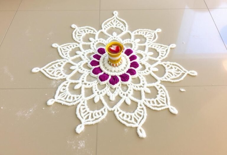 10 Best Small Rangoli Designs for Home - StyleLagoon