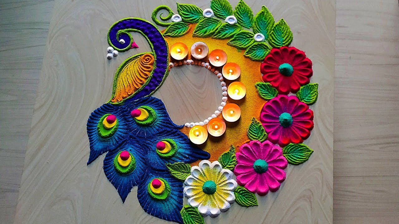 10 Best Small Rangoli Designs for Home - StyleLagoon