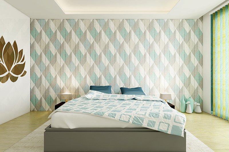 Latest Wall Design for Bedroom in India